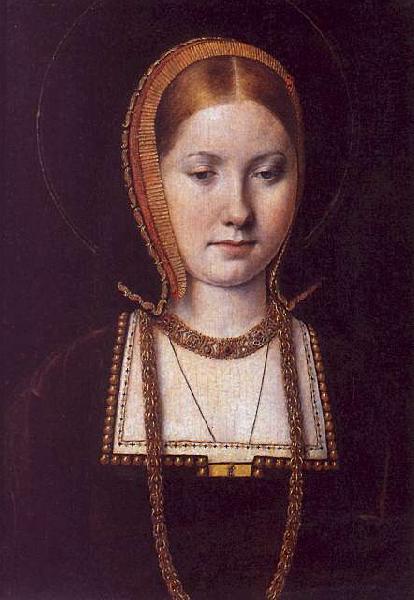 Michiel Sittow Katherine of Aragon Sweden oil painting art